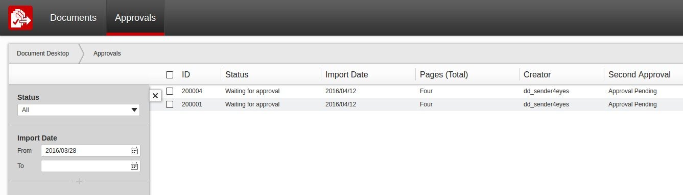 Document Desktop web applikation