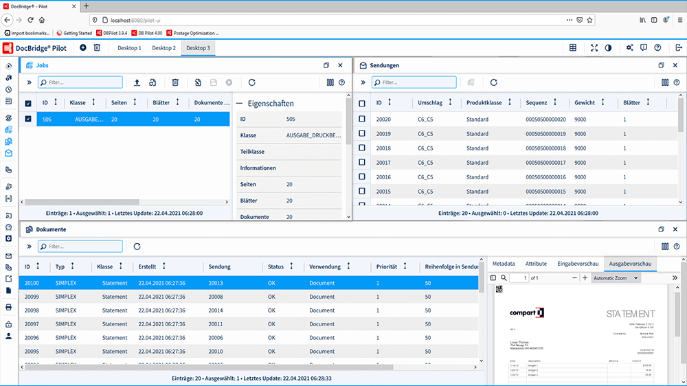 Output Management Software zur Steuerung und Optimierung von Sendungen