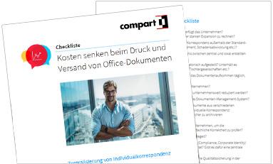 Checkliste zentrale Dokumentenverarbeitung