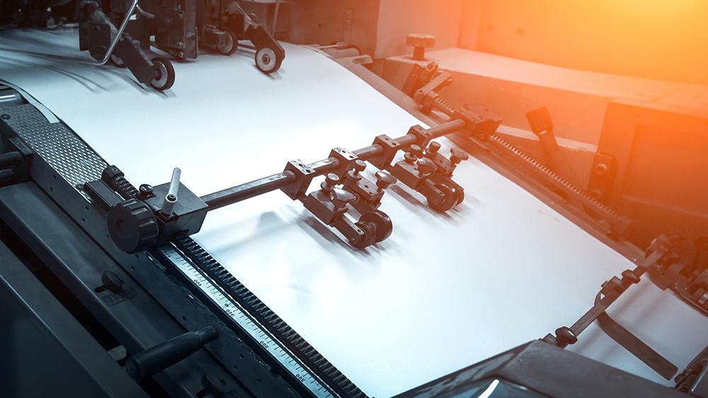 Production Printing on plain white paper