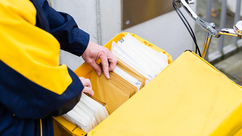 Teilleistung Brief Deutschen Post