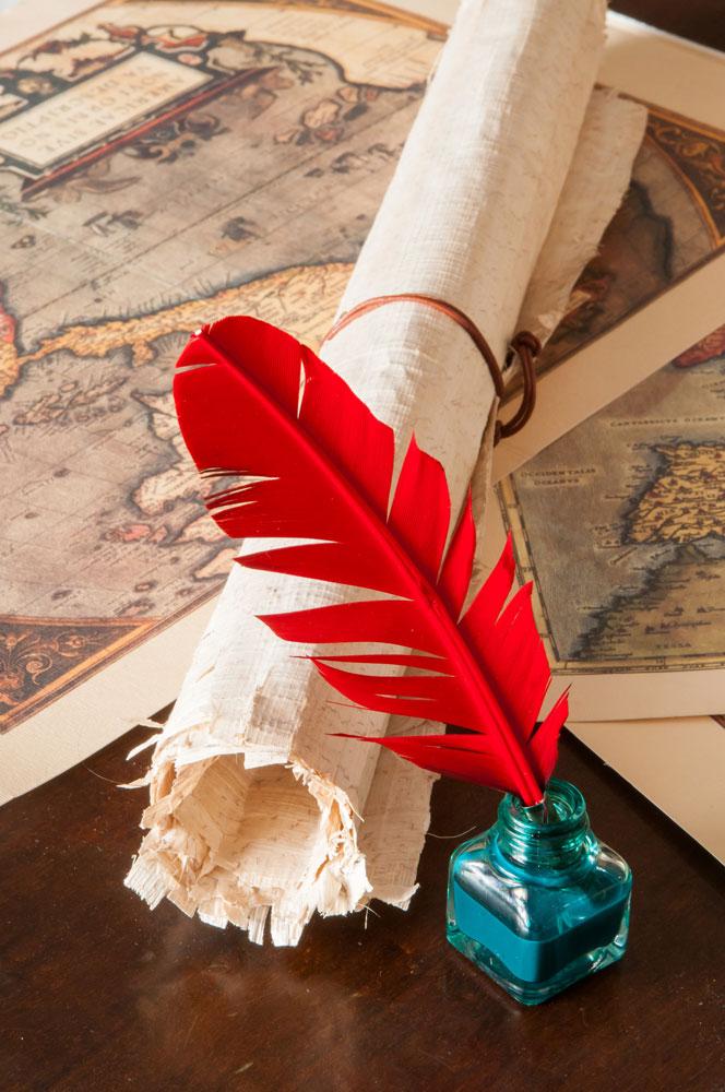 Entwicklung der Schrift - Papyrus