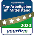 yourfirm Top-Arbeitgeber im Mittelstand 2020
