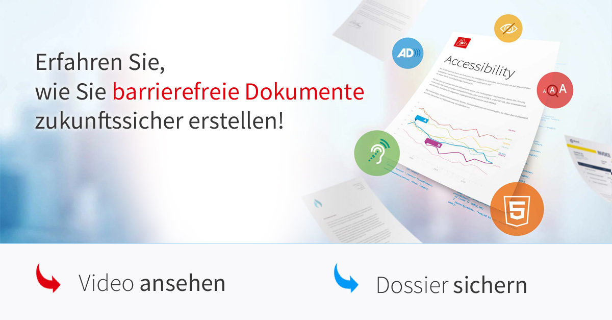 Barrierefreie PDF-UA Dokumente erstellen